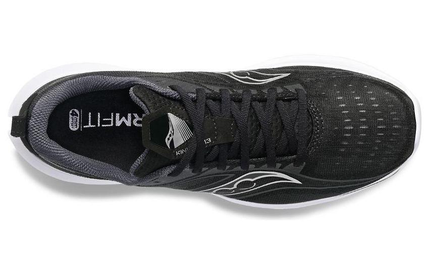 Lookbook 索康尼 Kinvara 13 菁華13 防滑耐磨 低幫 跑步鞋 女款 黑灰 寬版