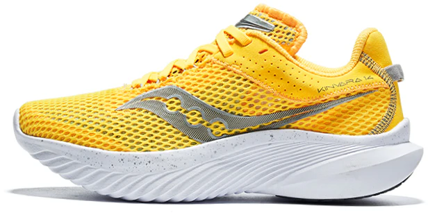 women-saucony-kinvara-14-yellow-silver-lightweight-running-shoes-comfort-s10823-123