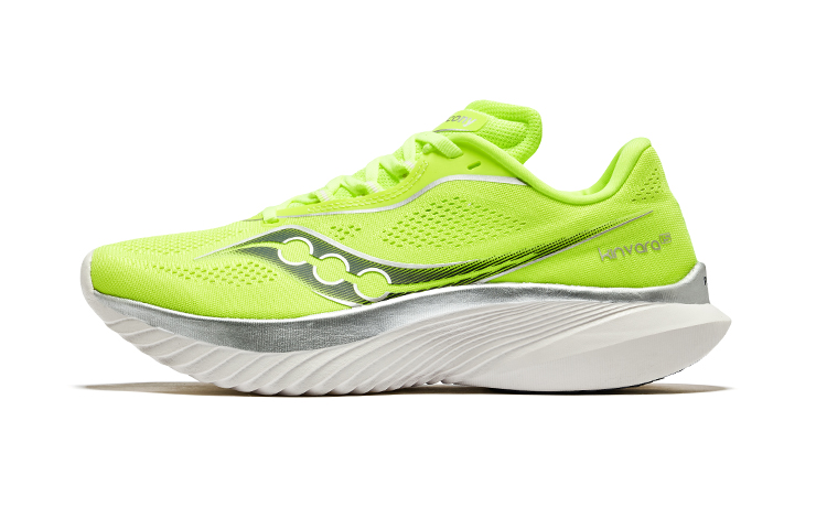 (Women) Saucony Kinvara 15 Lightweight Running Shoes Fluorescent Green Blue S10967-220