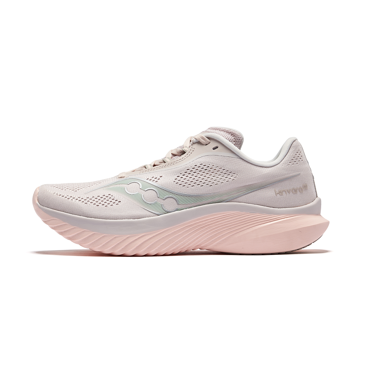 (Women) Saucony Kinvara 15 Lightweight Running Shoes - Pink/Green S10967-242