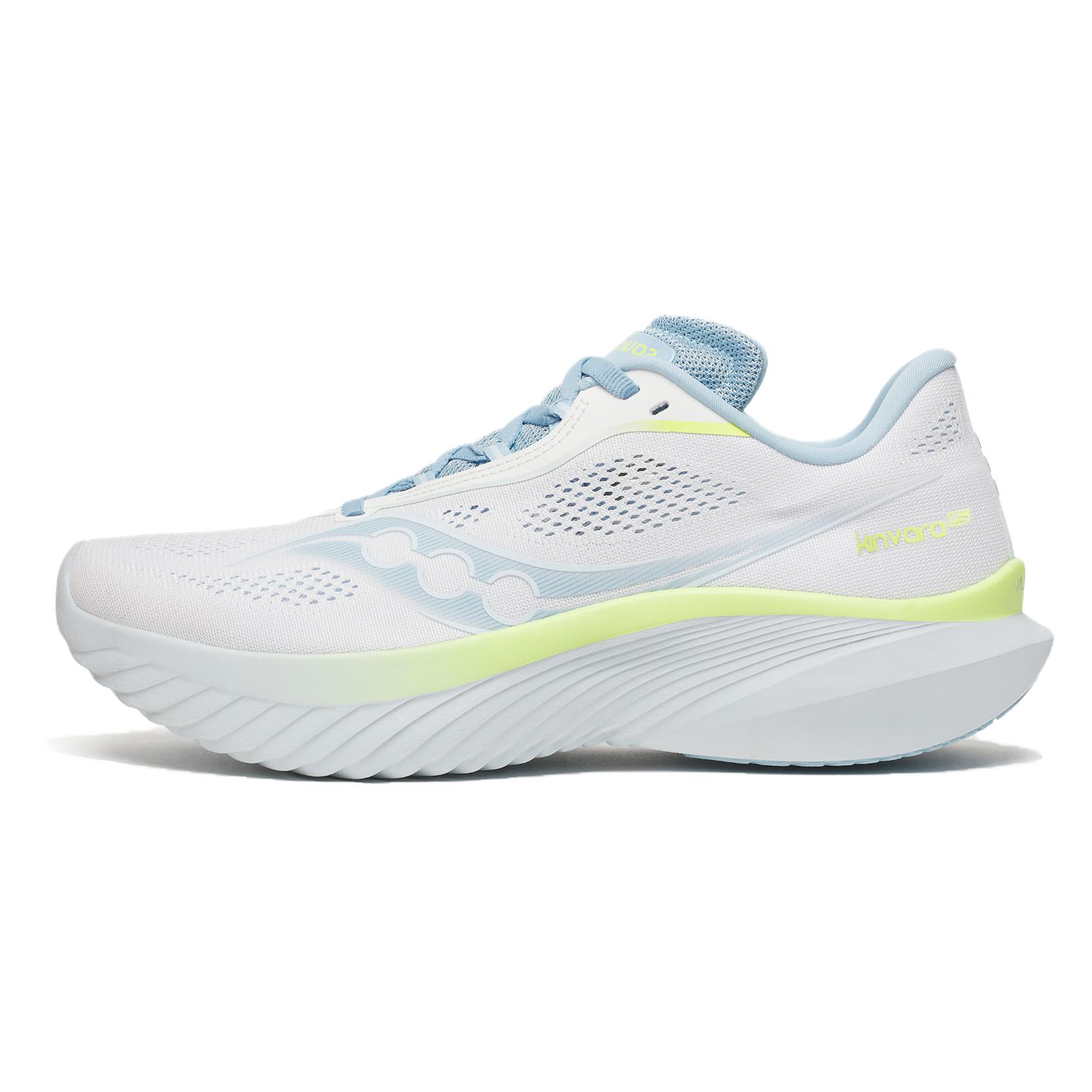 (Women) Saucony Kinvara 15 White Low-Top Comfort Training Running Shoes. S10967-154