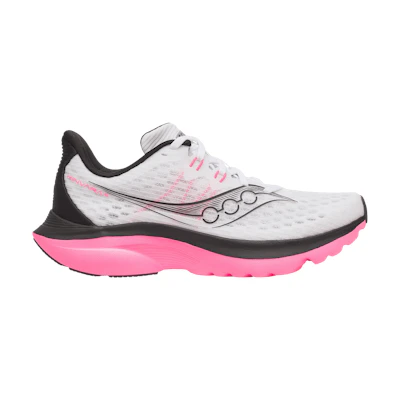 (W) Saucony Kinvara 16 'White Black Pink'