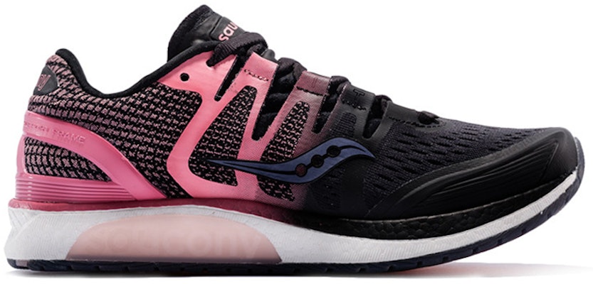 (W) Saucony Liberty ISO 1 'Hitam Merah Jambu' S10410-4 Order (W) Saucony Liberty ISO 1 'Hitam Merah Jambu' S10410-4