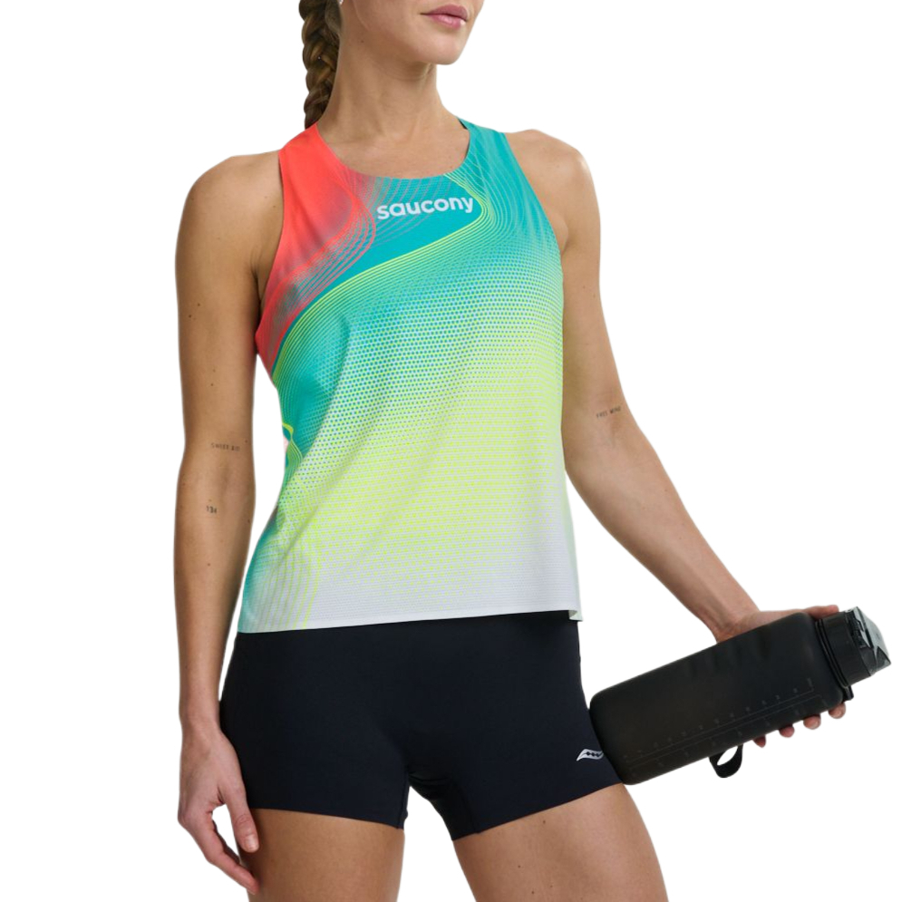 (Women) Saucony Lightweight Slim-Fit Sleeveless Sports Tank Top SAW800493-EL26