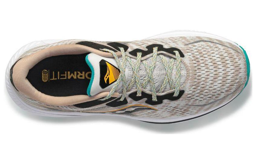 Lookbook 索康尼 Omni 20 耐磨防滑 低帮 跑步鞋 女款 米棕白