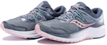 Lookbook Saucony Omni 全擎 ISO2 穩定支撐跑步鞋 灰粉 女款