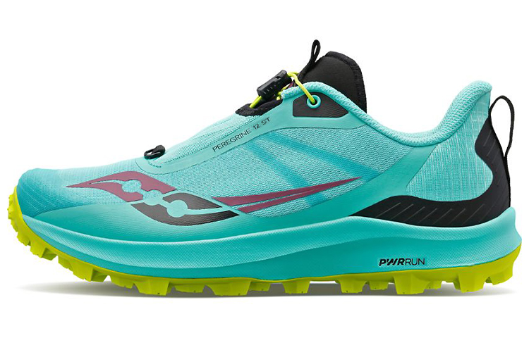 Buy 索康尼 Peregrine 12 ST 低帮跑步鞋 女款 藍綠