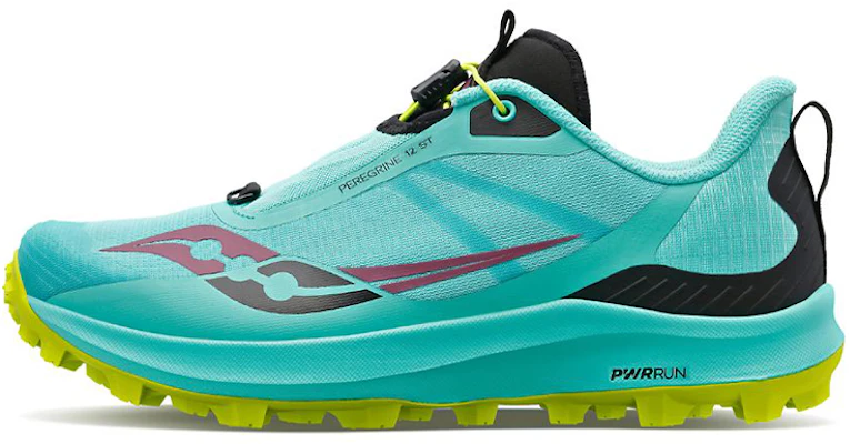 索康尼 Peregrine 12 ST 低帮跑步鞋 女款 藍綠 Buy 索康尼 Peregrine 12 ST 低帮跑步鞋 女款 藍綠