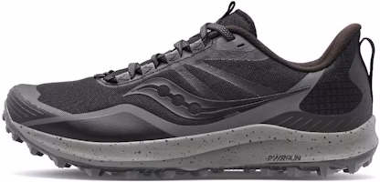 (Women) Saucony Peregrine 12 Wide 'Black Charcoal' S10738-05 (Women) Saucony Peregrine 12 Wide 'Black Charcoal' S10738-05