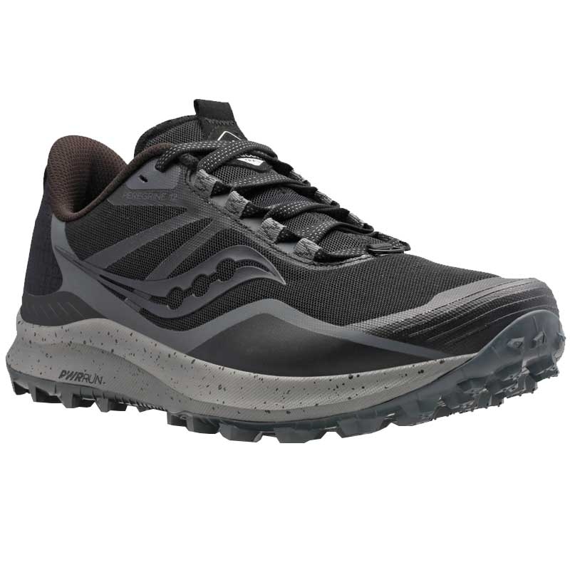 Lookbook (W) Saucony Peregrine 12 Wide 'Negro Carbón' S10738-05