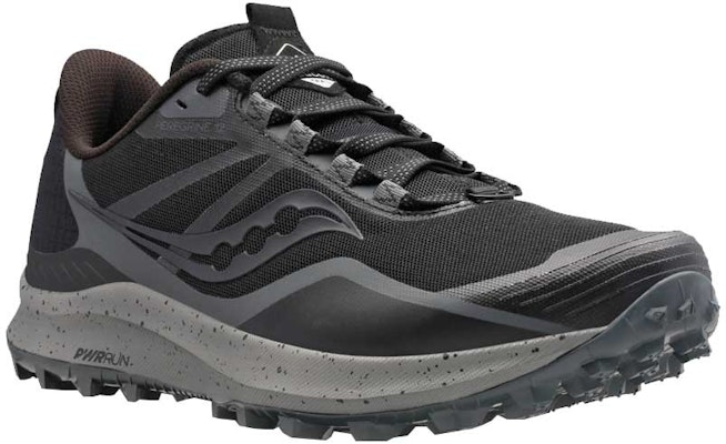 (Women) Saucony Peregrine 12 Wide 'Black Charcoal' S10738-05 Lookbook (Women) Saucony Peregrine 12 Wide 'Black Charcoal' S10738-05