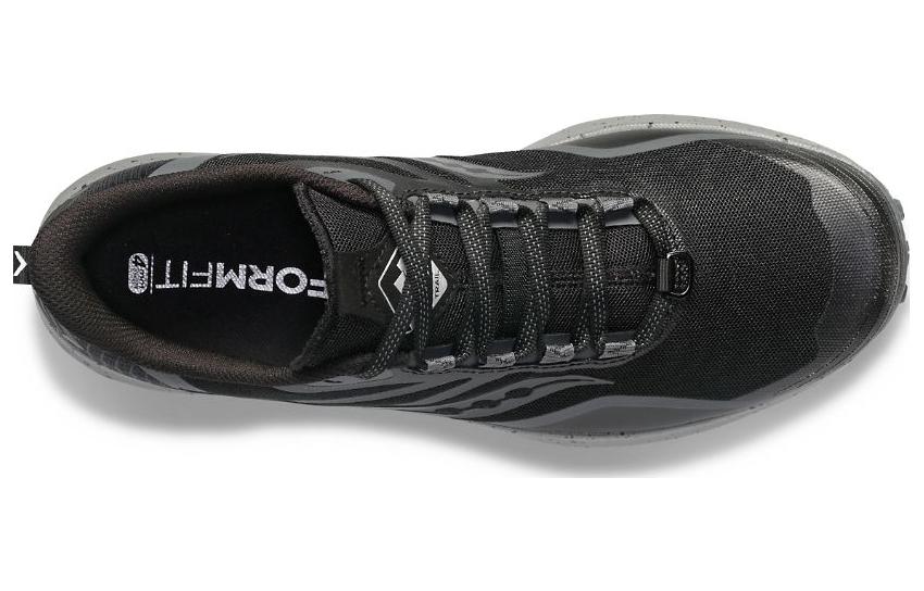 Shop (W) Saucony Peregrine 12 Wide 'Negro Carbón' S10738-05