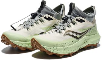 Lookbook 索康尼 Peregrine 13 游隼13 多功能越野 耐磨 低帮 跑步鞋 女款 綠灰色