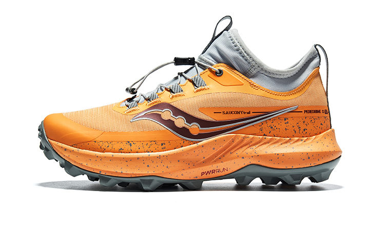 (Women) Saucony PEREGRINE 13 ST Trail Running Shoes Yellow Gray S10840-120