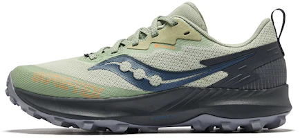 (Women) Saucony PEREGRINE 14 GTX Trail Running Shoes Green Gray Comfortable Soft S10918-253 (Women) Saucony PEREGRINE 14 GTX Trail Running Shoes Green Gray Comfortable Soft S10918-253