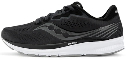 (Women) Saucony Ride 14 Running Shoes Black/White - Lightweight & Breathable S10650-45(M Wide) (Women) Saucony Ride 14 Running Shoes Black/White - Lightweight & Breathable S10650-45(M Wide)