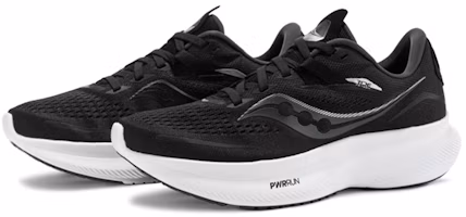 Lookbook Saucony Ride 駕駛途徑15 減震 低筒 跑步鞋 女款 黑白色