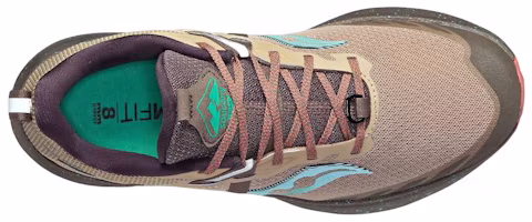 Lookbook Saucony Ride 15 TR 防滑耐磨 低筒 跑步鞋 女款 棕色