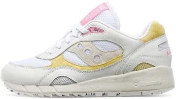 (Women) Saucony Shadow 6000 'White Yellow Pink' S60765-2 (Women) Saucony Shadow 6000 'White Yellow Pink' S60765-2