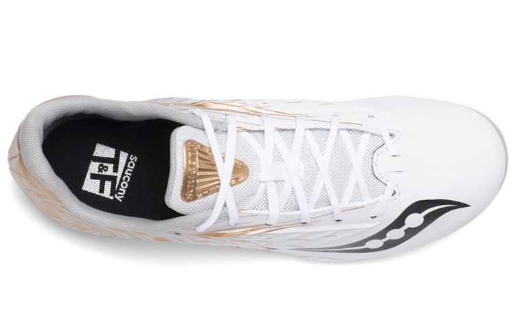 Shop (W) Saucony Spitfire 5 ''Blanc Or'' S19055-3