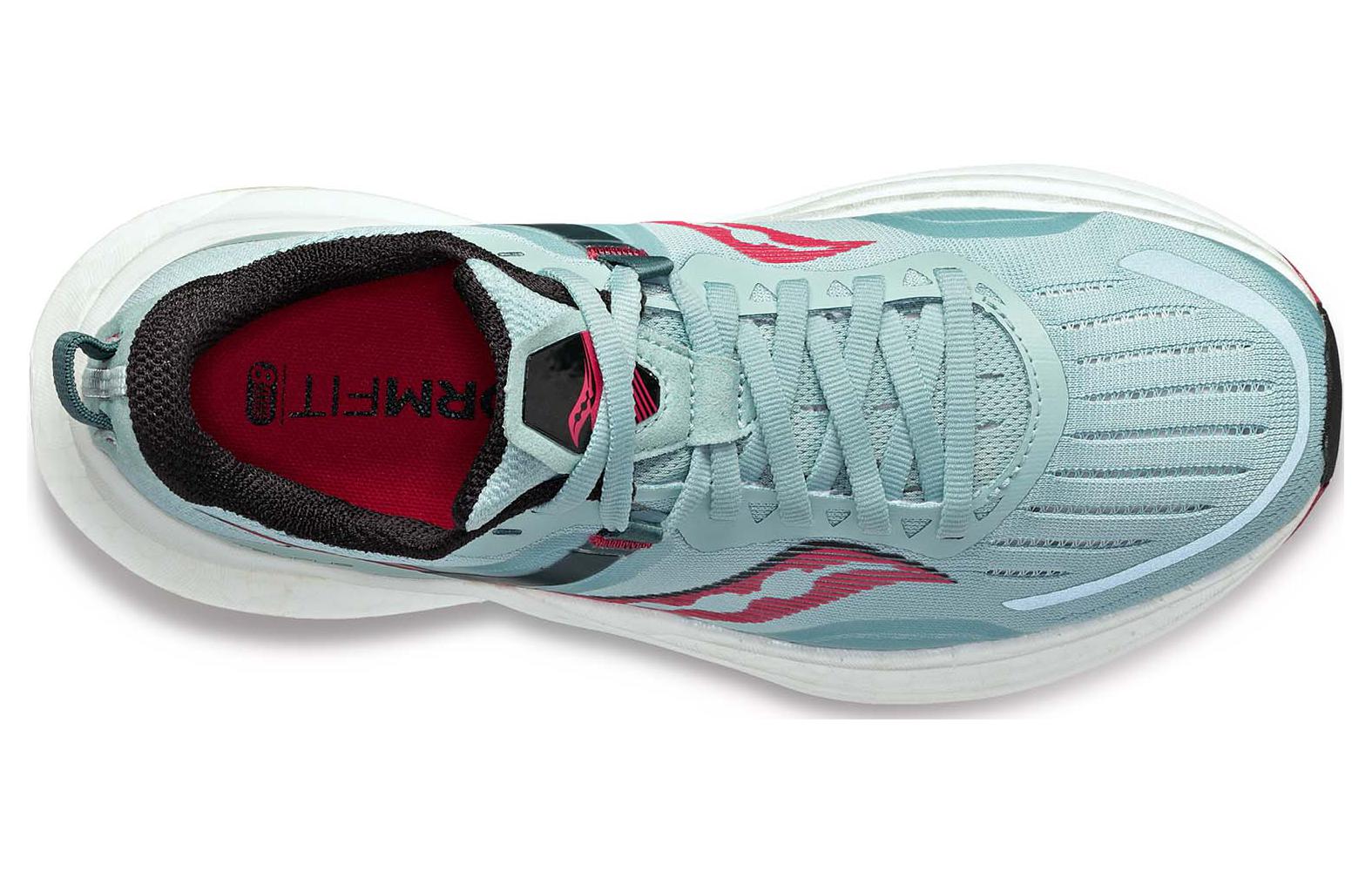 Lookbook Saucony Tempus 坦途 減震防滑耐磨 低筒 跑步鞋 女款 綠紅