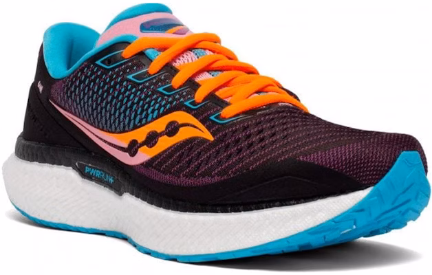 (W) Saucony Triumph 18 'Hitam Ungu Biru' S10595-25 Lookbook (W) Saucony Triumph 18 'Hitam Ungu Biru' S10595-25