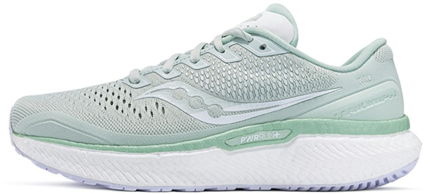 (Women) Saucony Triumph 18 Running Shoes Light Green/White Comfortable & Breathable. S10595-101 (M Width) Buy (Women) Saucony Triumph 18 Running Shoes Light Green/White Comfortable & Breathable. S10595-101 (M Width)