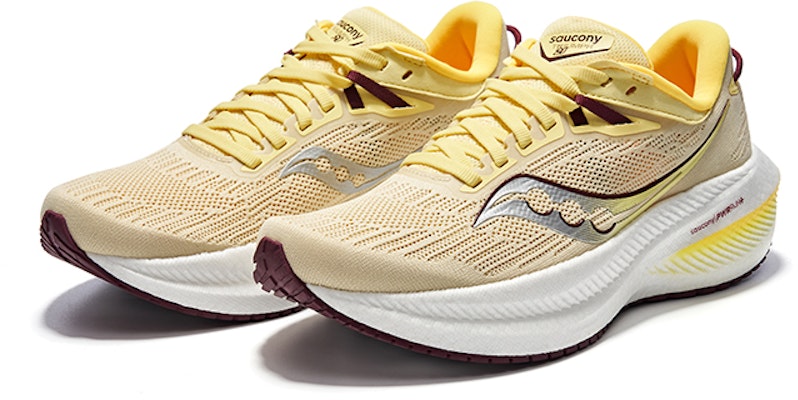 Saucony Triumph 21 輕量緩衝 防滑耐磨 低筒 跑步鞋 女款 黃色 Lookbook Saucony Triumph 21 輕量緩衝 防滑耐磨 低筒 跑步鞋 女款 黃色