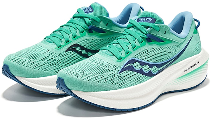 (W) Saucony Triumph 21 'Mint Navy' Lelaki & Wanita Malaysia S10881-118 Lookbook (W) Saucony Triumph 21 'Mint Navy' Lelaki & Wanita Malaysia S10881-118