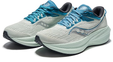 Lookbook Saucony Triumph 21 減震輕便 低筒 跑步鞋 女款 灰色