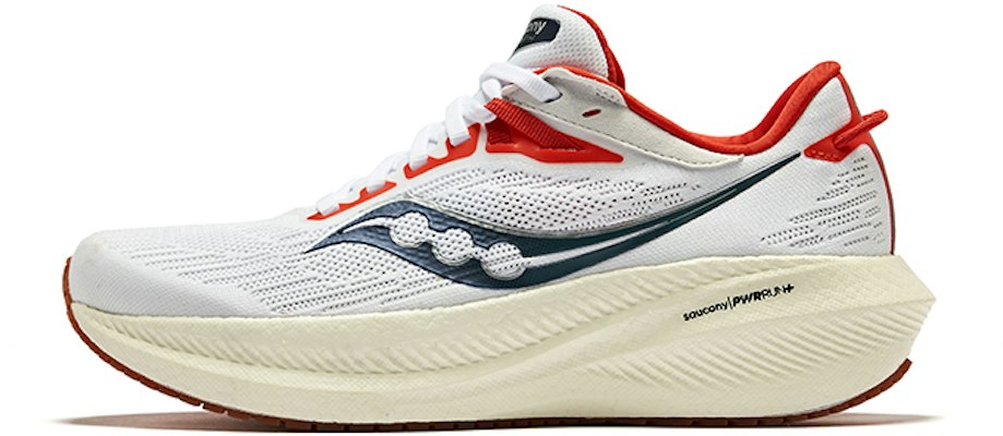 (Women) Saucony Triumph 21 Lightweight Running Shoes White/Red Mesh Comfort. S10881-136 Buy (Women) Saucony Triumph 21 Lightweight Running Shoes White/Red Mesh Comfort. S10881-136