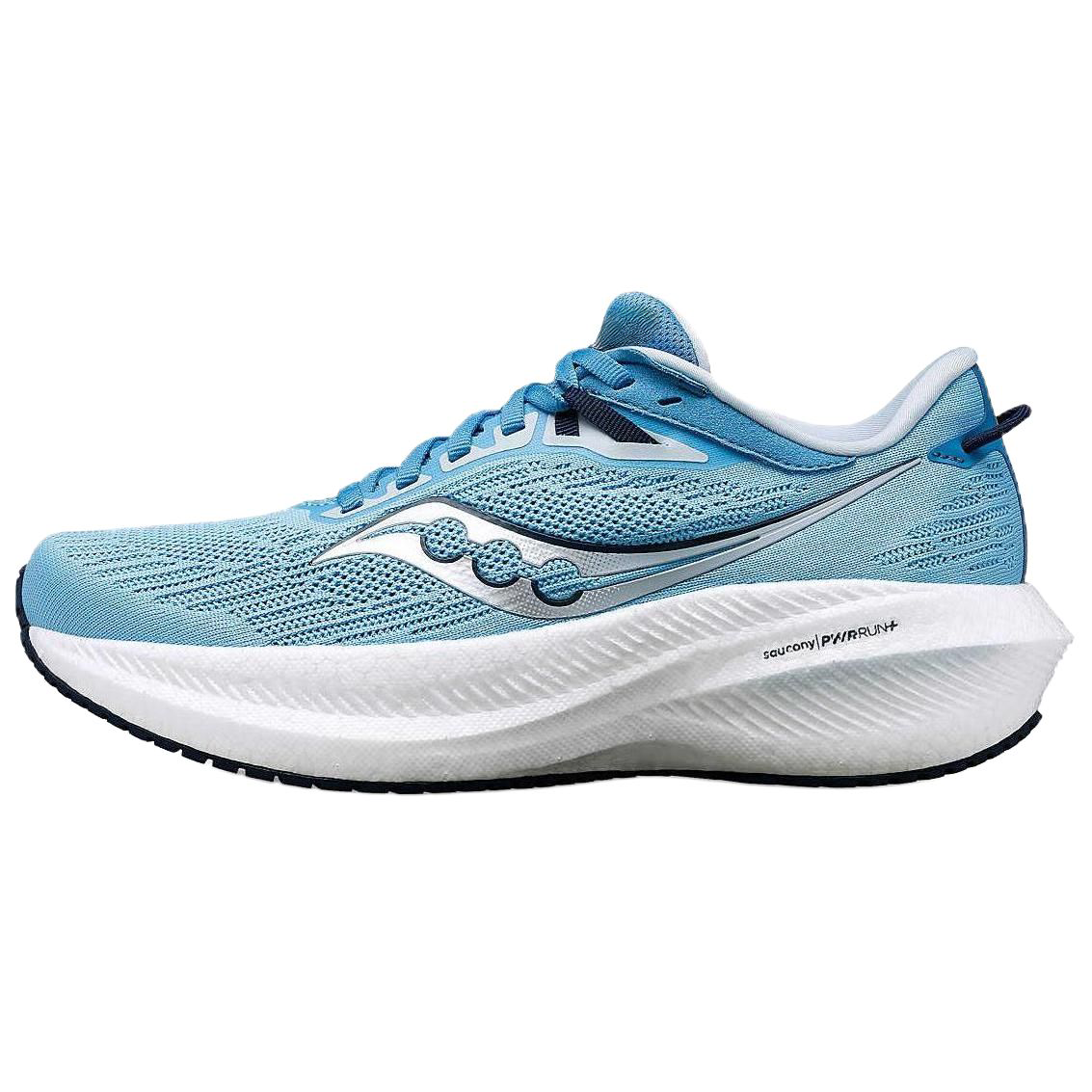(Women) Saucony Triumph 21 Running Shoes Blue - Comfortable, Lightweight & Non-Slip. S10881-115