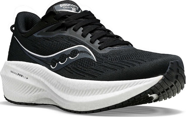 (W) Saucony Triumph 21 Lebar 'Hitam Putih' S10882-10 Lookbook (W) Saucony Triumph 21 Lebar 'Hitam Putih' S10882-10