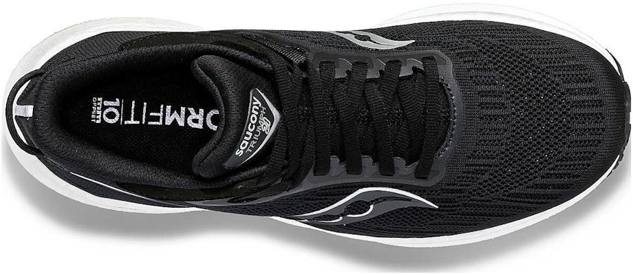 (W) Saucony Triumph 21 Lebar 'Hitam Putih' S10882-10 Shop (W) Saucony Triumph 21 Lebar 'Hitam Putih' S10882-10
