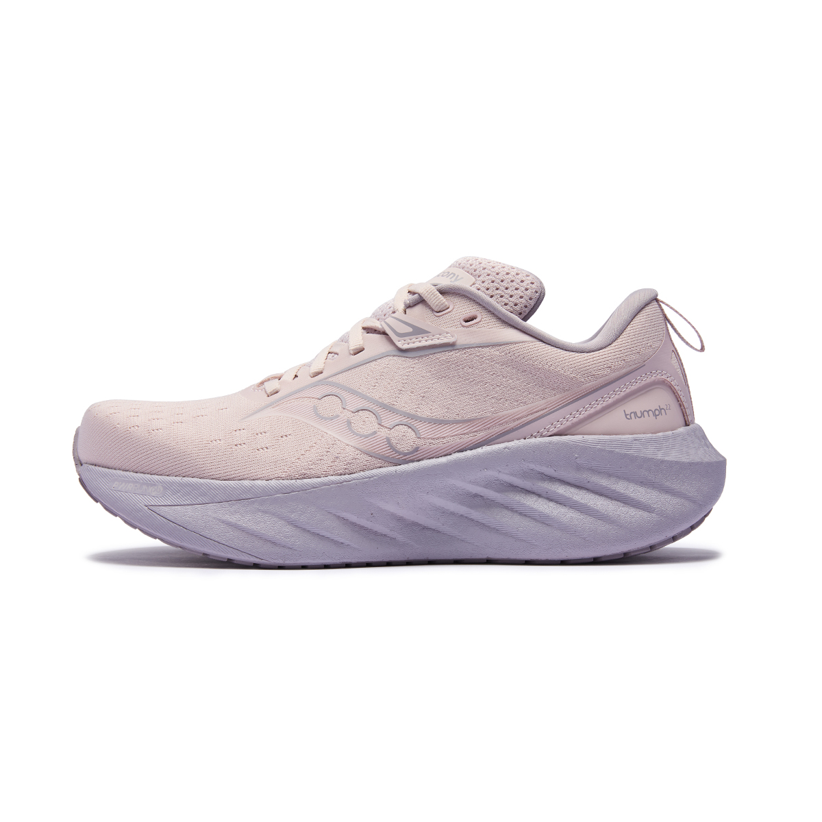 (Women) Saucony Triumph 22 Purple Running Shoes - Comfort & Cushion for Long Runs S10964-606