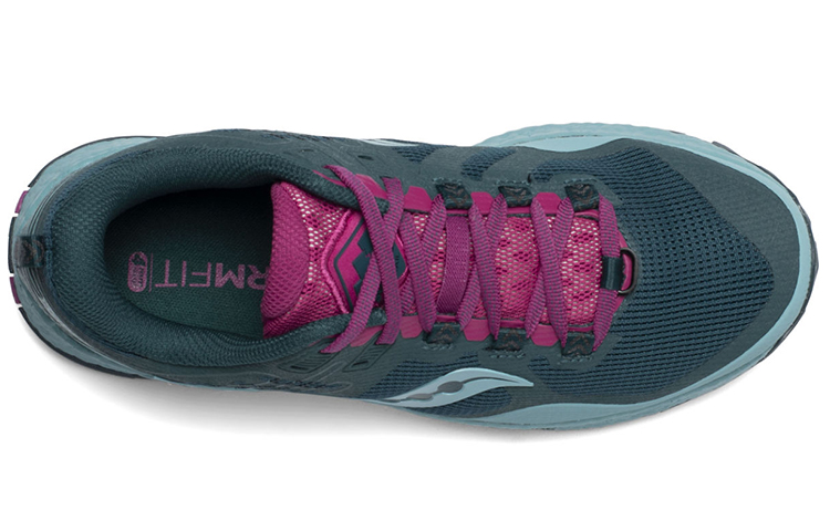 Shop Saucony Xodus 10 越野跑鞋 紫淺藍 女款