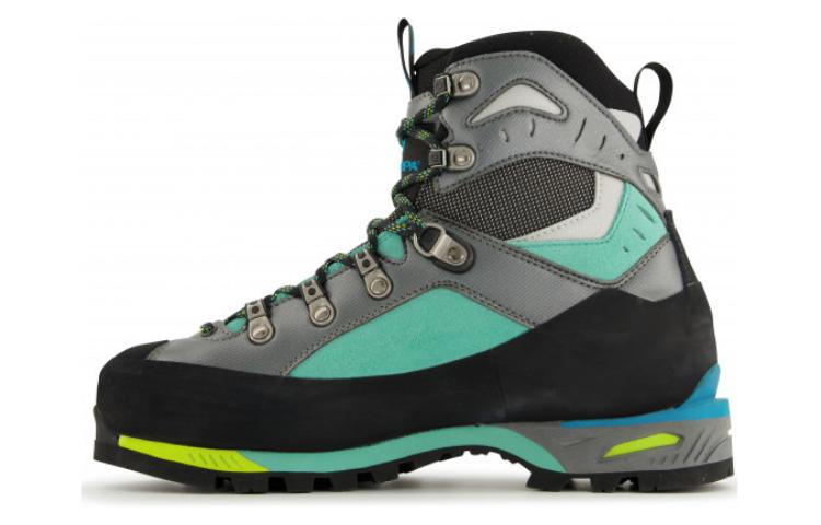 (Women) Scarpa Blue-Green Mid-Cut Hiking Shoes with Shock Absorption and Non-Slip. 71045-202
