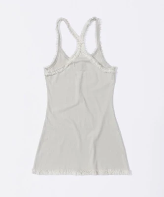 (Women) SCULPTOR Acid Farm Mini Dress in Dirty White Color SC25S312WH Order (Women) SCULPTOR Acid Farm Mini Dress in Dirty White Color SC25S312WH