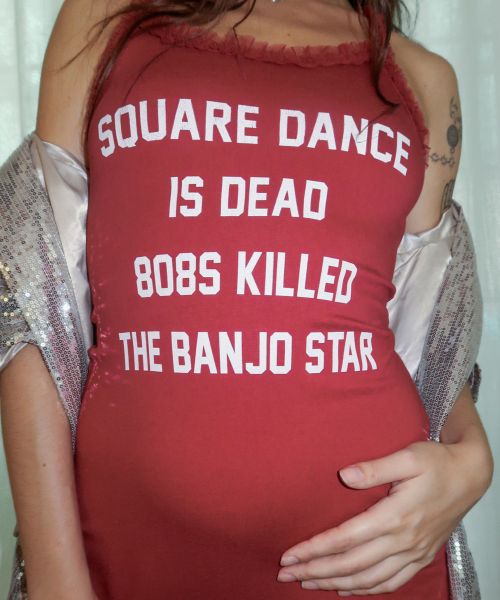 Lookbook (Women) SCULPTOR Acid Farm Mini Red Dress SC25S312RD