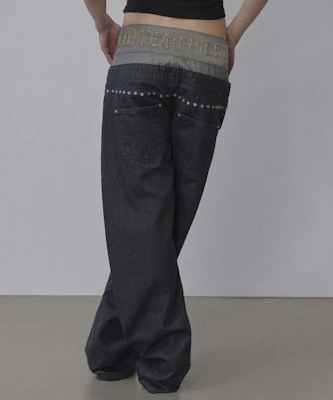 (Women) Sculptor Beaded Layered Nonfade Gray Denim Pants SC25S411GY Buy (Women) Sculptor Beaded Layered Nonfade Gray Denim Pants SC25S411GY