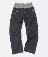 Purchase (Women) Sculptor Beaded Layered Nonfade Gray Denim Pants SC25S411GY