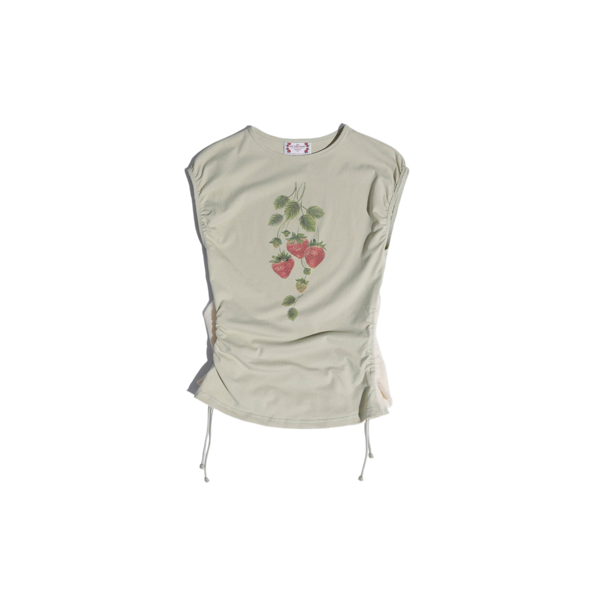 (Women) SCULPTOR Berry Ruched Stylish Versatile Tank Top SCU-SS25-10608