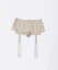 Lookbook (Women) SCULPTOR Cottage Garter Belt Skort Raw Skirt Shorts SC25S439IV