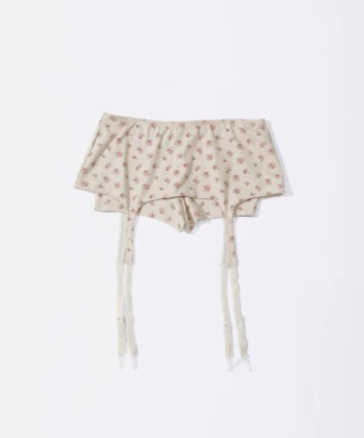 (Women) SCULPTOR Cottage Garter Belt Skort Raw Skirt Shorts SC25S439IV Shop (Women) SCULPTOR Cottage Garter Belt Skort Raw Skirt Shorts SC25S439IV