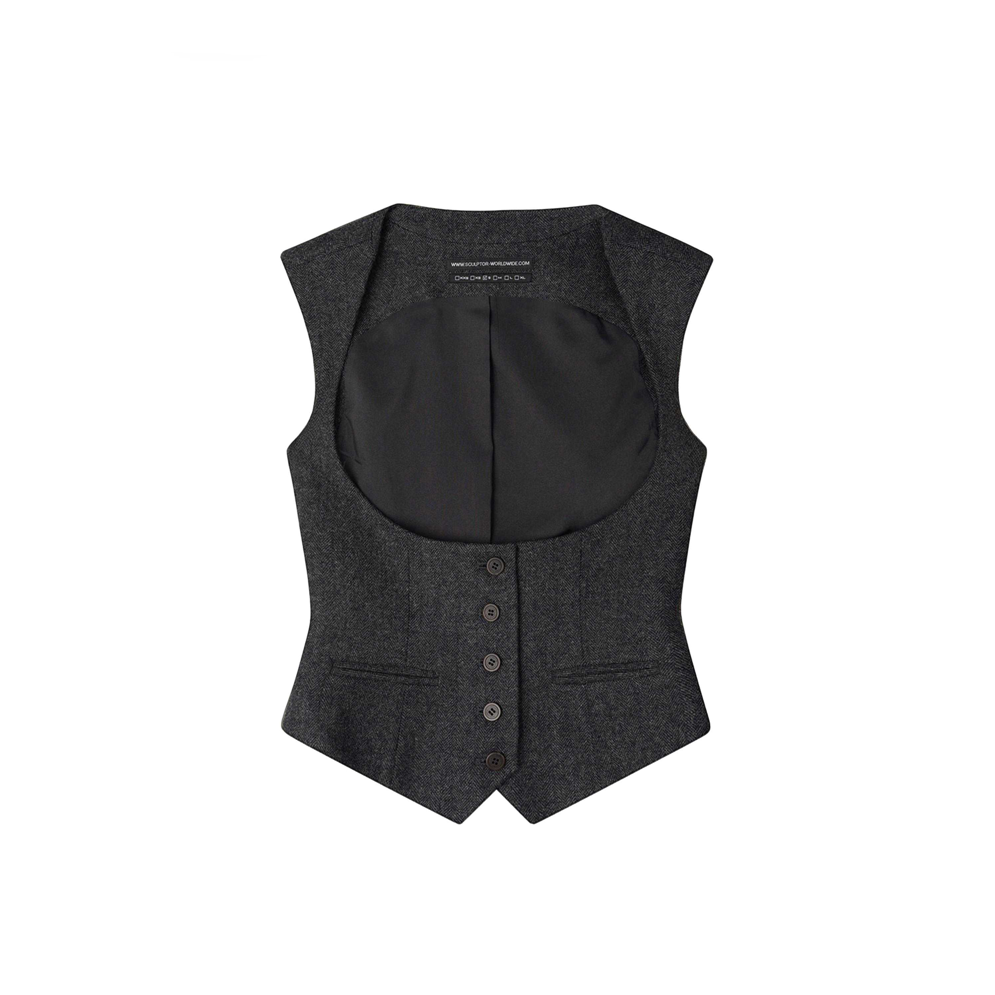 (Women) SCULPTOR Fashion Slim Fit Sleeveless Tank Top SCU-SS25-13649