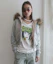 Lookbook (Women) SCULPTOR Fur Trim Hooded Zip-Up Jacket in Melange Gray SC25A124NMMG