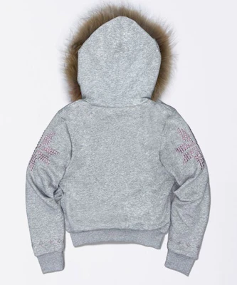 (Women) SCULPTOR Fur Trim Hooded Zip-Up Jacket in Melange Gray SC25A124NMMG Purchase (Women) SCULPTOR Fur Trim Hooded Zip-Up Jacket in Melange Gray SC25A124NMMG