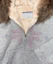 Details for (Women) SCULPTOR Fur Trim Hooded Zip-Up Jacket in Melange Gray SC25A124NMMG