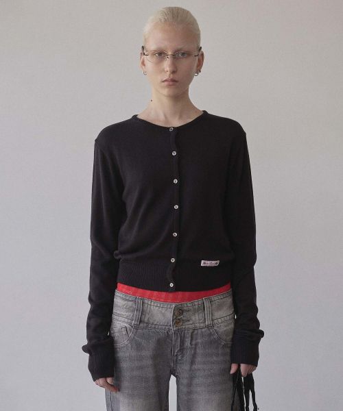 Order (Women) SCULPTOR My Go-To Black Cardigan SC25S222BK