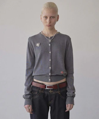 (Women) Sculptor My Go-To Cardigan - Heather Gray SC25S222GY Buy (Women) Sculptor My Go-To Cardigan - Heather Gray SC25S222GY
